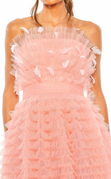 5 of 9 Mac Duggal 20530 Antique-Rose