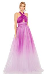 1 of 6 Mac Duggal 20554 Purple Ombre