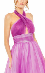 4 of 6 Mac Duggal 20554 Purple Ombre