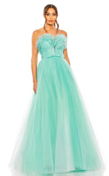 2 of 6 Mac Duggal 20555 Aqua-Ombre