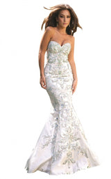 1 of 2 Jovani 20944BG Ivory Multi