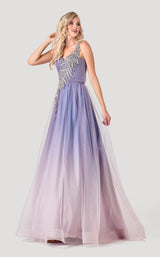 1 of 4 Terani 2111P4110 Blush-Grey