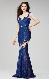 2 of 3 Jovani 21226BG Royal