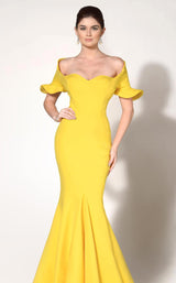 2 of 3 MNM Couture 2144A Yellow
