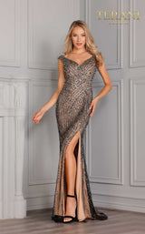 2 of 3 Terani 2211P0043 Black-Nude