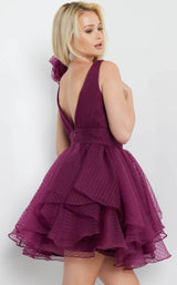 10 of 11 Jovani 22279 Dress Burgundy