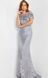 2 of 4 Jovani 22376 Dress Periwinkle