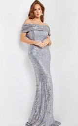 3 of 4 Jovani 22376 Dress Periwinkle