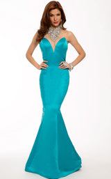 1 of 3 Jovani 22735BG Turquoise