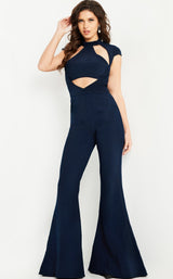 2 of 5 Jovani 22842 Jumpsuit Navy