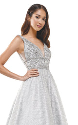 5 of 8 Colors Dress 2286 Dress Silver