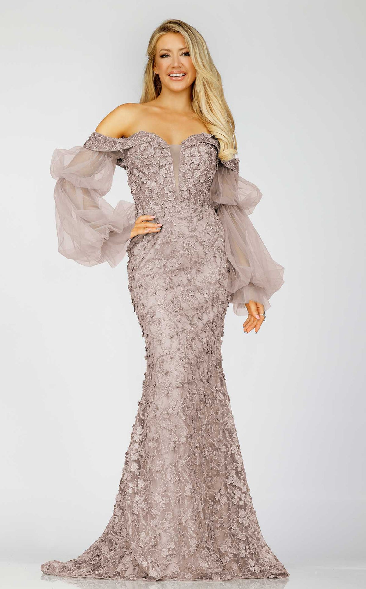 terani couture evening dresses sale Formal Strapless Sweetheart Long Evening Premium Gown 1921M0473 by Terani  Couture