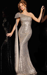 2 of 5 Jovani 23355 Dress Gold