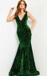 5 of 10 Jovani 23386 Dress Emerald