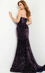 9 of 10 Jovani 23387 Dress Navy-Purple