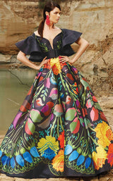 1 of 3 MNM Couture 2352 Multi Color