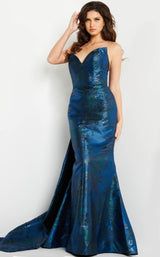 1 of 4 Jovani 23898 Dress Navy