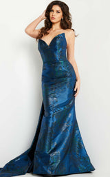 2 of 4 Jovani 23898 Dress Navy