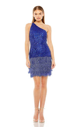 1 of 3 Mac Duggal 24011 Dress Cobalt