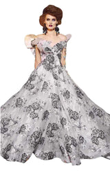 1 of 4 MNM Couture 2419 White/Black