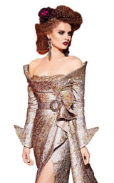 6 of 10 MNM Couture 2423 Gold