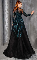 3 of 4 MNM Couture 2449A Teal