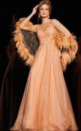 2 of 4 Jovani 24559 Dress Cafe-Lilac