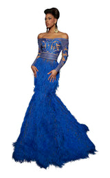 2 of 8 MNM Couture 2456 Blue