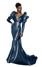 1 of 2 MNM Couture 2477 Blue