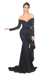 1 of 2 MNM Couture 2513 Blue