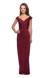 2 of 12 La Femme 25206 Burgundy