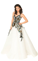 1 of 2 MNM Couture 2531 Black/White