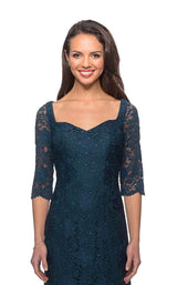 3 of 4 La Femme 25526 Deep Teal