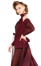 9 of 9 MNM Couture 2554 Cherry