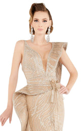4 of 5 MNM Couture 2555 Gold/Nude