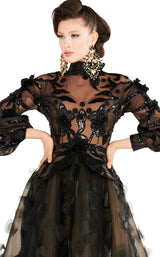 4 of 5 MNM Couture 2556 Black