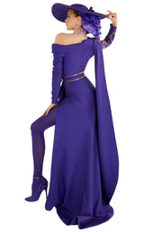 2 of 5 MNM Couture 2573 Purple
