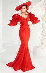 2 of 5 MNM Couture 2574 Red