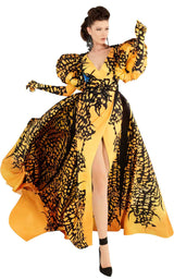 2 of 6 MNM Couture 2594 Yellow