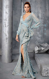 2 of 5 MNM Couture 2602 Light Blue