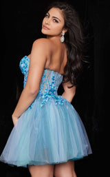 4 of 4 Jovani 26094 Dress Blue-Multi