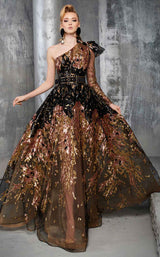 2 of 5 MNM Couture 2611 Black/Gold