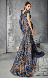 2 of 3 MNM Couture 2614 Blue-Nude