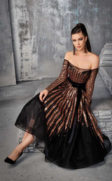 2 of 3 MNM Couture 2620 Black/Gold