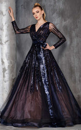 1 of 4 MNM Couture 2621 Blue