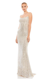 1 of 4 Mac Duggal 26269 Nude/Silver