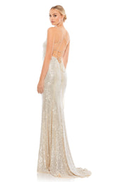 3 of 4 Mac Duggal 26269 Nude/Silver