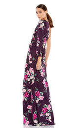 2 of 3 Mac Duggal 2634 Plum-Floral