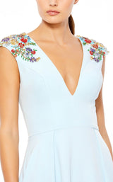 4 of 4 Mac Duggal 26540 Powder Blue