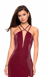 5 of 8 La Femme 26963 Burgundy